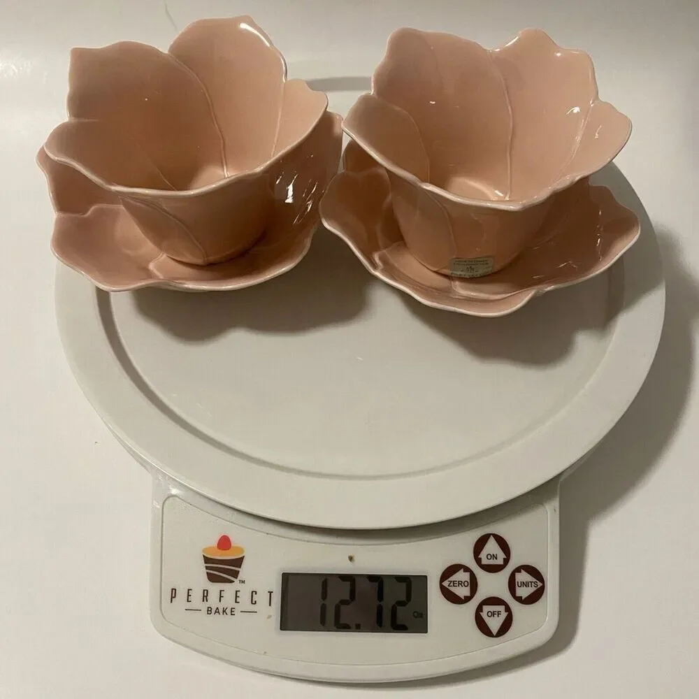 Partylite Candle Holder Votive‎ Pink Flower Petals Tea Light 4 pieces - Picture 11 of 11
